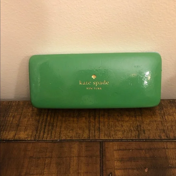 Kate Spade Vibrant Green and Blue Eyewear Case - Picture 1 of 8